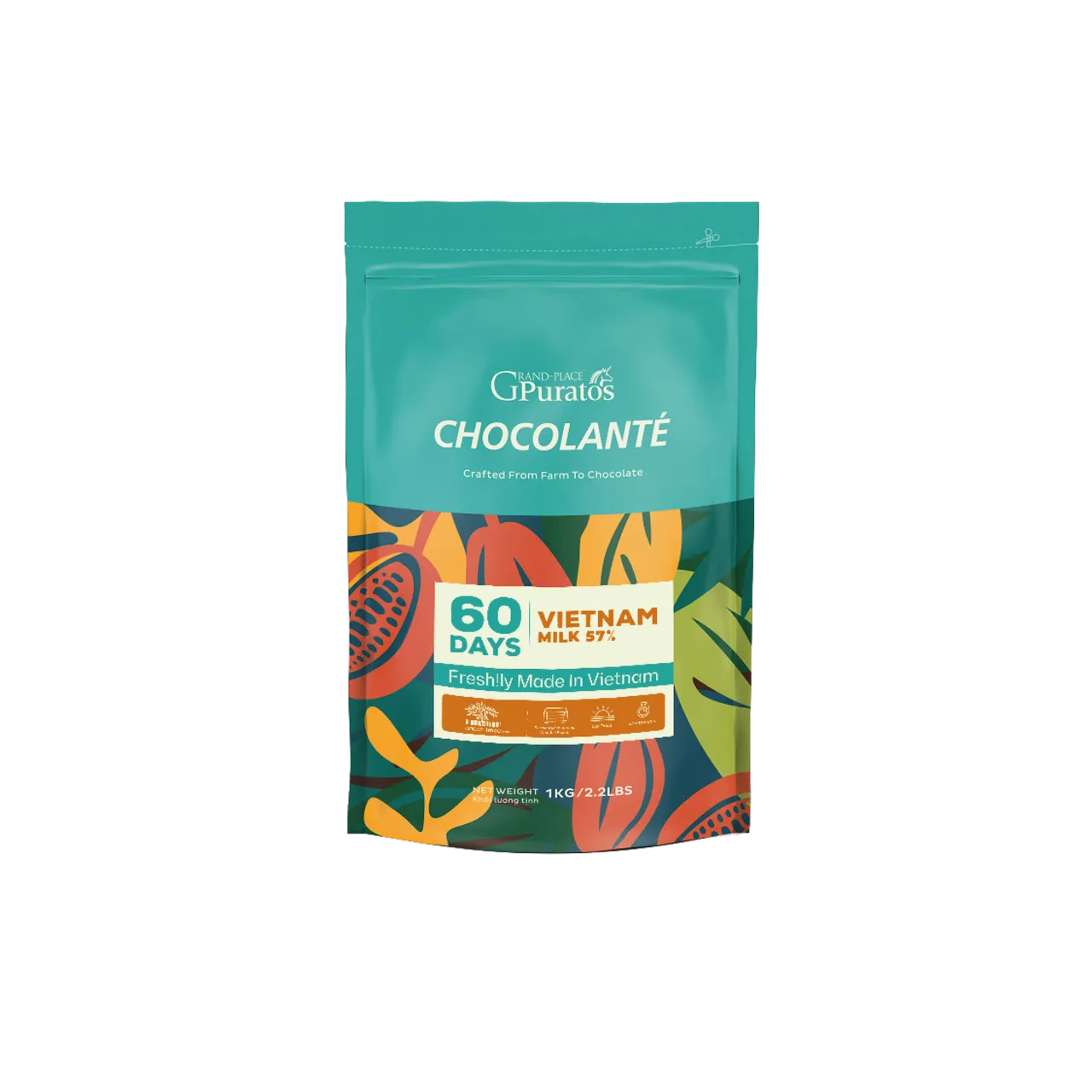 Chocolate CT Chocolante 60 Day Milk 57% - Puratos Vietnam